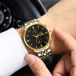 2020 Men's Watch Luxury Brand Orlando Men's Quartz Watch Business Men's Men's Clock Gentleman Casual Fashion Watch