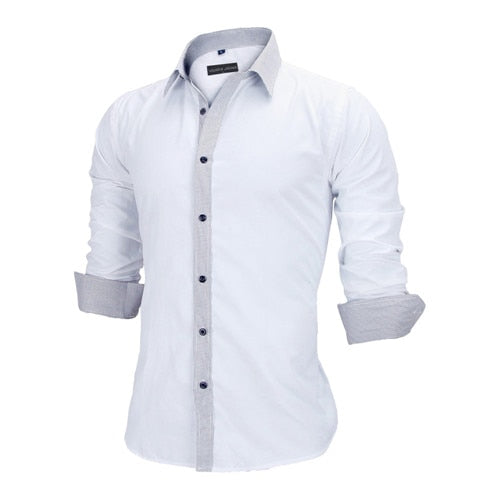 British Style Cotton Men's Shirt Office