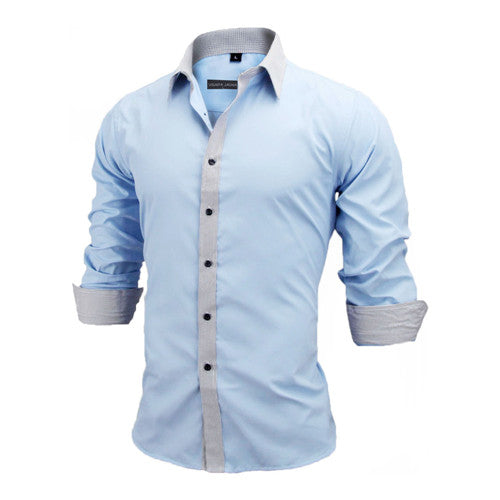 British Style Cotton Men's Shirt Office